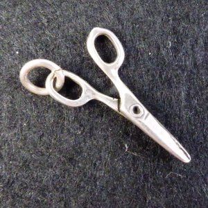 Sterling Silver Scissors Charm